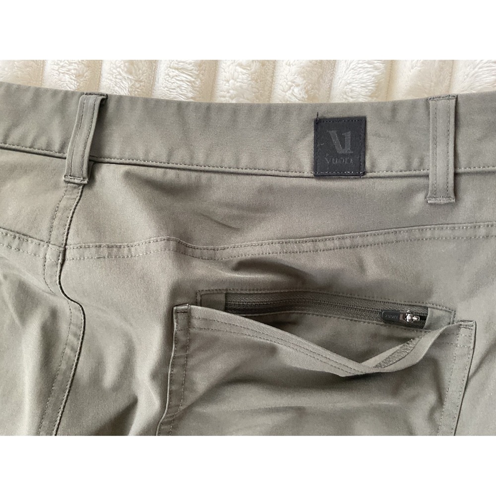 Vuori Mens Meta Pant Charcoal Grey Performance Stretch Chino V430-S Size 36 - Picture 6 of 9